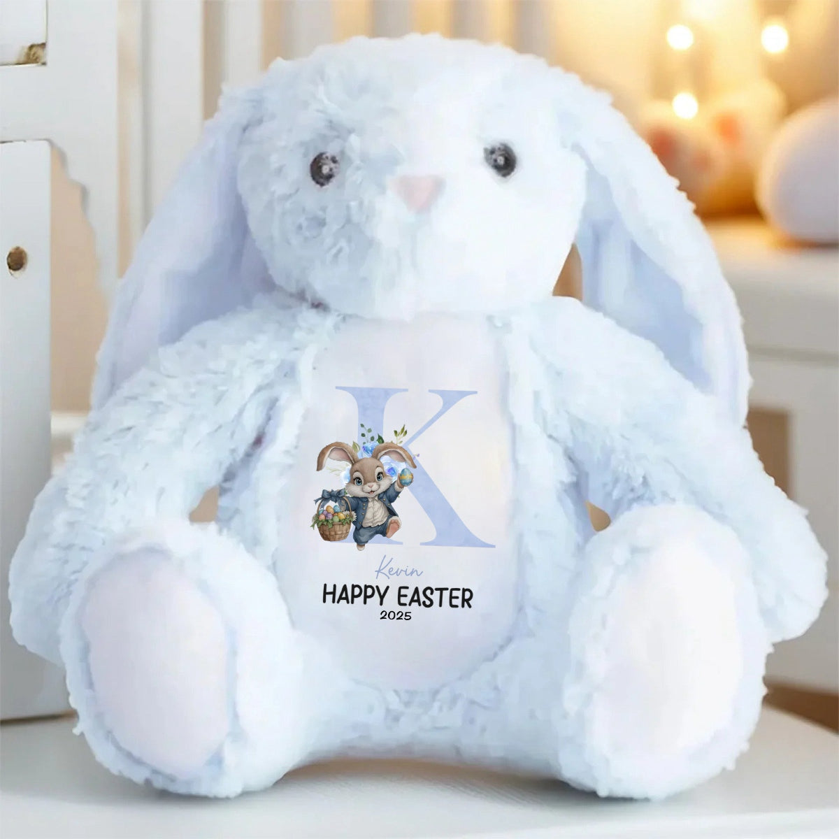 Family Personalized Custom Easter Bunny Plush - Easter Gift For Family Members