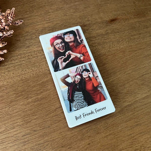 Personalized Photo Strips Magnet Photo Fridge Magnets Best Friends Couples Family Gift