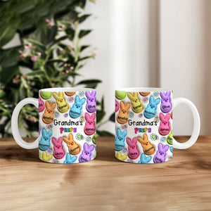 Personalized Easter Gift Bunny Grandma Kids Mug