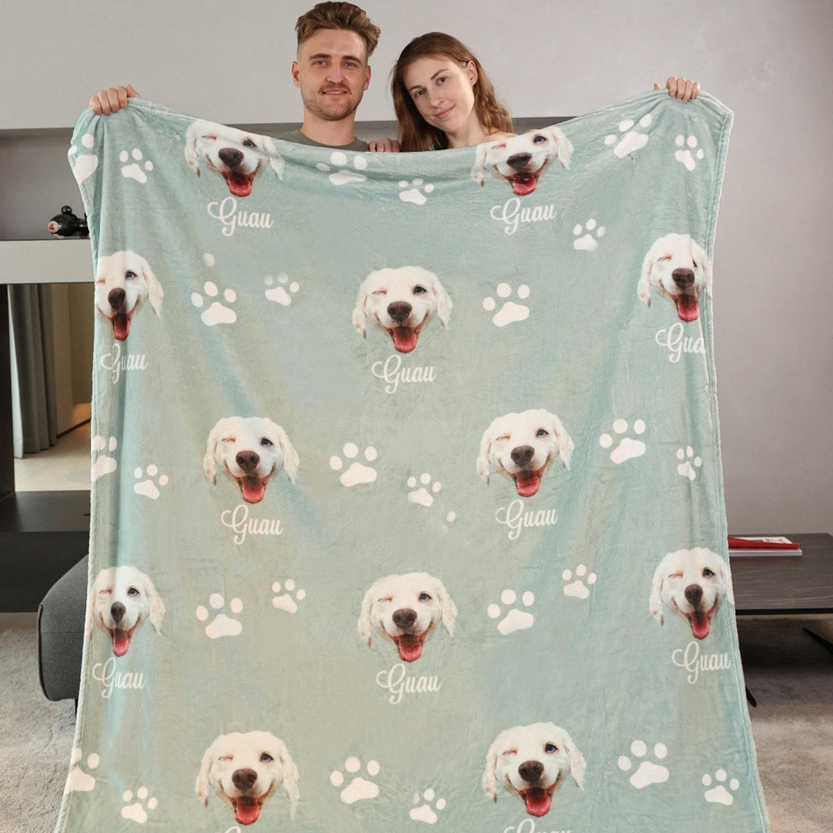 Personalized Dog Blanket with Name