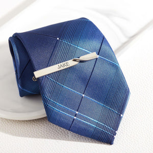 Gift For Him, Groomsman, Personalized Tie Clip, Wedding Tie Accessories