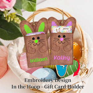 Personalized Easter Gift Card Holders, Personalized Gift Card Holders, Easter Basket Filler