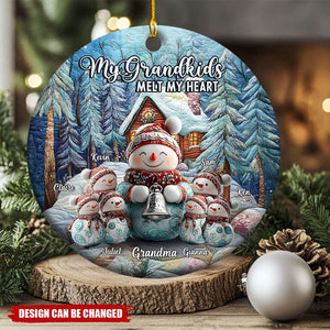 Sweet Grandma – Personalized Merry Christmas Ornament