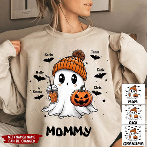 Fall Season Halloween Grandma Boo - Personalized Sweatshirt