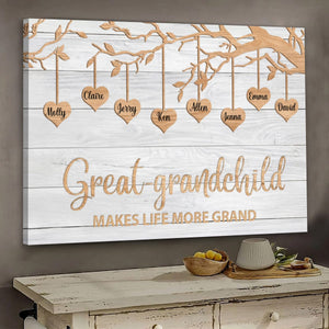 Personalized Family Love Poster- Gift for Parents, Grandparents, or Siblings