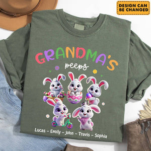 Personalized Easter Gift Grandma's Bunny T Shirt