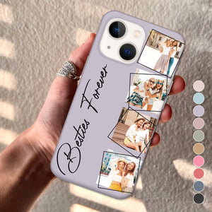 Custom Photo Your Loved Ones - Personalized Clear Phone Case-Gift For Couples, Family BFF Best Friends, Besties