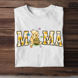 Personalized Honey flower Pure Cotton T-shirt Gift For Grandma, Mom