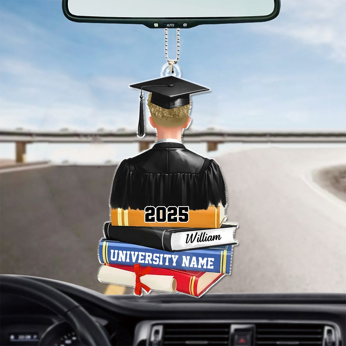 Personalized Graduation Class Senior Graduate Gift Acrylic Car Ornament