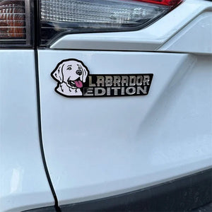 Personalized Dog breed Car Badge Laser Cutting Car Emblem