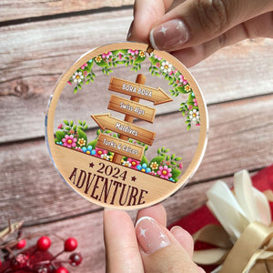 2024 Adventure - Personalized Acrylic Ornament