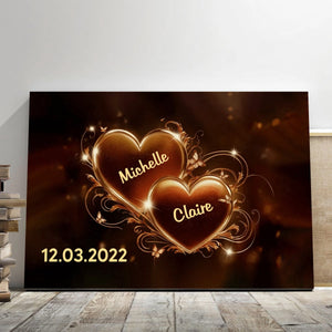 Personalized Poster - Couple Art, The Perfect Gift for Him or Her, Celebrate Your Love with a Beautiful Portrait