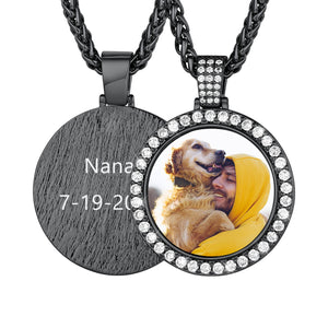 Personalized Engraving Photo Pendant Necklace