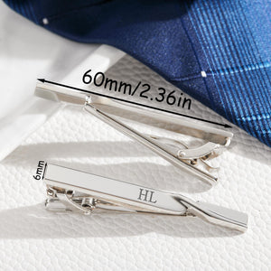 Gift For Him, Groomsman, Personalized Tie Clip, Wedding Tie Accessories