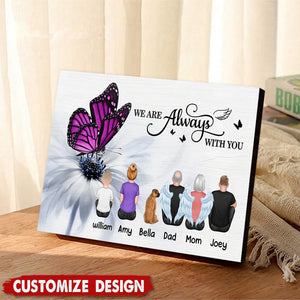 I Am Always With You Butterfly Memorial Personalized Poster