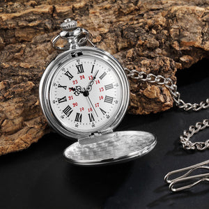 Personalized Letter Name Engraved Pocket Watch