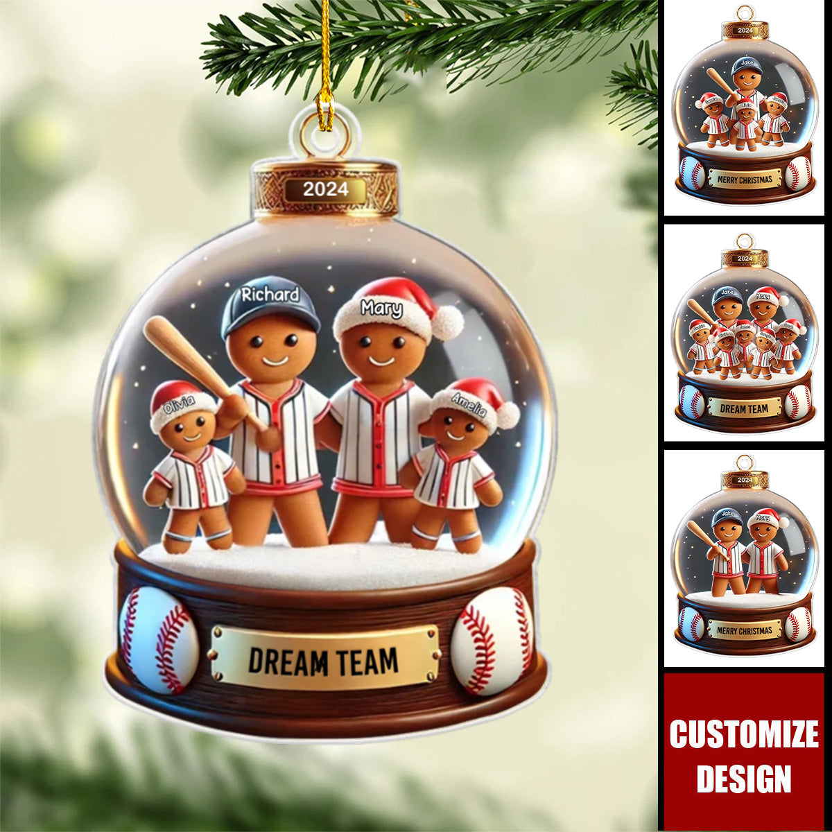 Baseball Bread Family Sport Lover - Unique 2024 Christmas Gift For Family