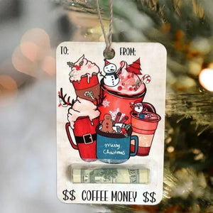 Christmas Money Holders Gift Wooden Ornament