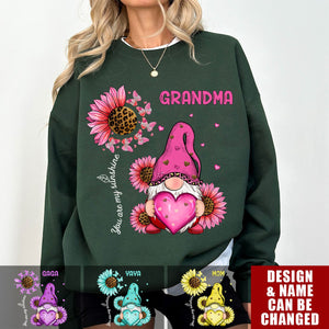 Unique Pinky Leopard Grandma Mom Butterfly Kids Personalized Sweatshirt