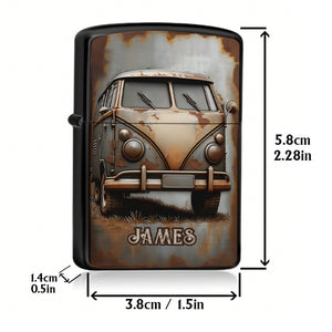 Personalized Vintage Caravan Hippie Lighter