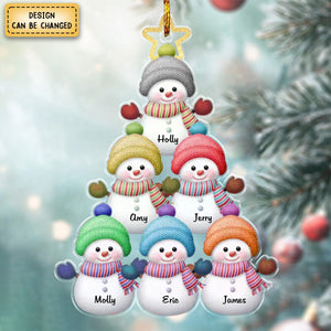 At Christmas Play And Make Good Cheer - Family Personalized Ornament - Christmas Gift For Family Members