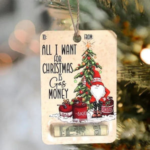 Christmas Money Holders Gift Wooden Ornament