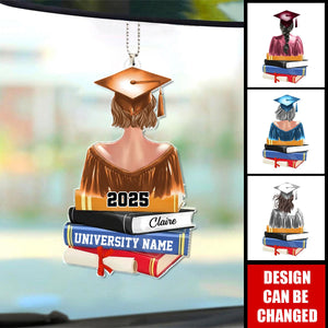 Personalized Graduation Class Senior Graduate Gift Acrylic Car Ornament