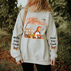 Oh My Gourd I Love Fall - Family Personalized Sweatshirt