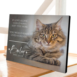 Personalized Memorial Gift, Pet Loss Gifts for Owner-Canvas