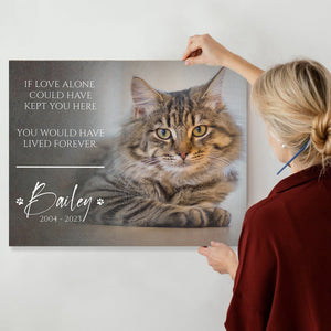 Personalized Memorial Gift, Pet Loss Gifts for Owner-Canvas