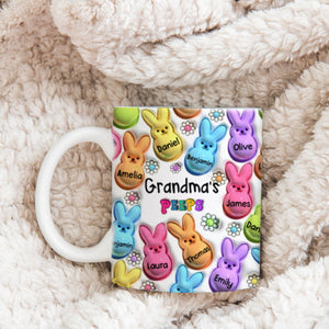 Personalized Easter Gift Bunny Grandma Kids Mug