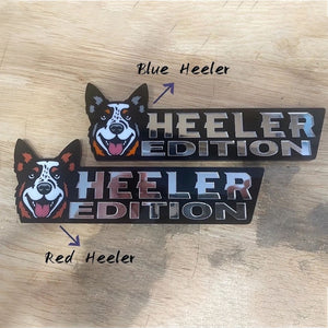 Personalized Dog breed Car Badge Laser Cutting Car Emblem