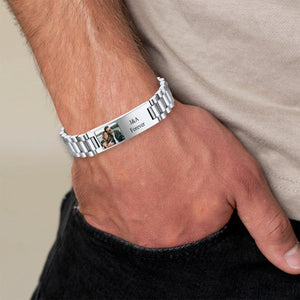 Personalized Name Picture Bracelets For Men