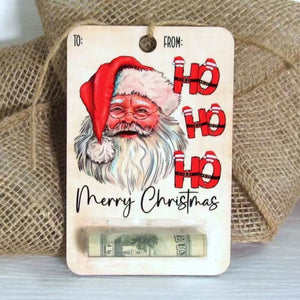 Christmas Money Holders Gift Wooden Ornament