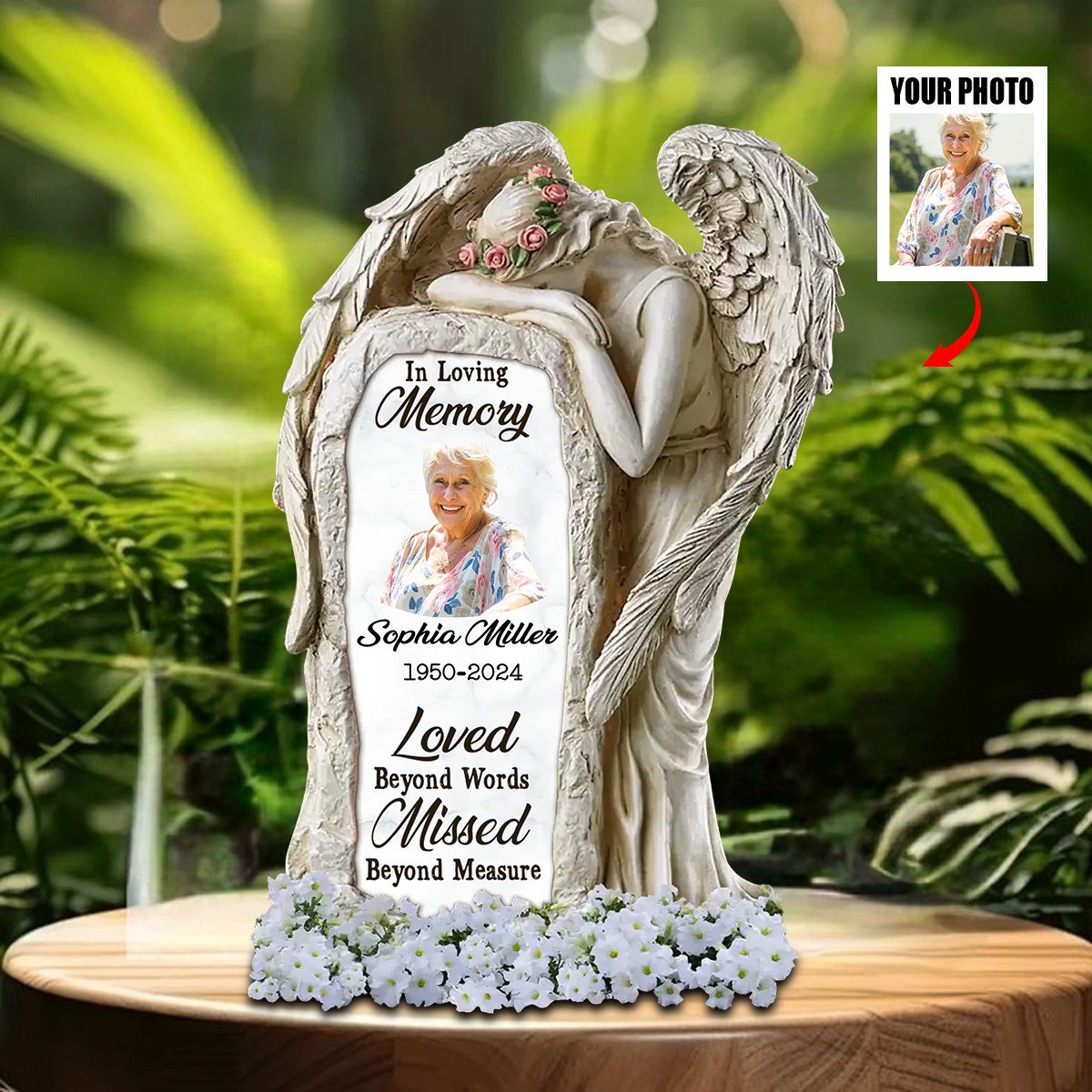 Loved Beyond Words Missed Beyond Measure - Personalized Memorial Acrylic Plaque