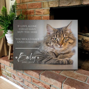 Personalized Memorial Gift, Pet Loss Gifts for Owner-Canvas