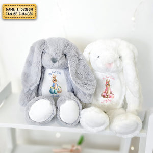 Persoalized Baby Plush Bunny First Easter Boy and Girl Gift