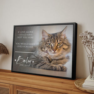 Personalized Memorial Gift, Pet Loss Gifts for Owner-Canvas