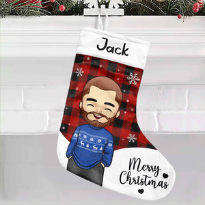 About Love & Family - Personalized Custom Christmas Stocking - Gift For Family