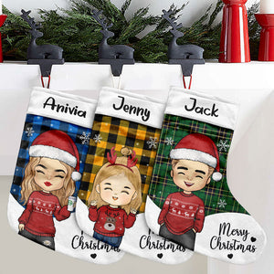 About Love & Family - Personalized Custom Christmas Stocking - Gift For Family