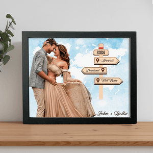 Personalized Photo Frame I Need You Travel Adventure Together For Couple