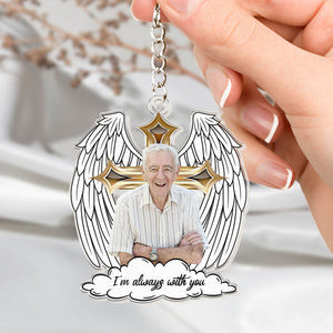 I'm Always With You - Personalized Acrylic Photo Keychain