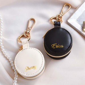 Personalized Name Bridesmaid Roundness Jewelry Box