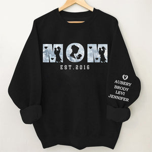 Personalized Mom and Kids New Mom Sweatshirt