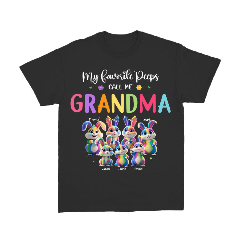 Personalized Grandma's Favorite Kids Easter Day Pure Cotton T-Shirt