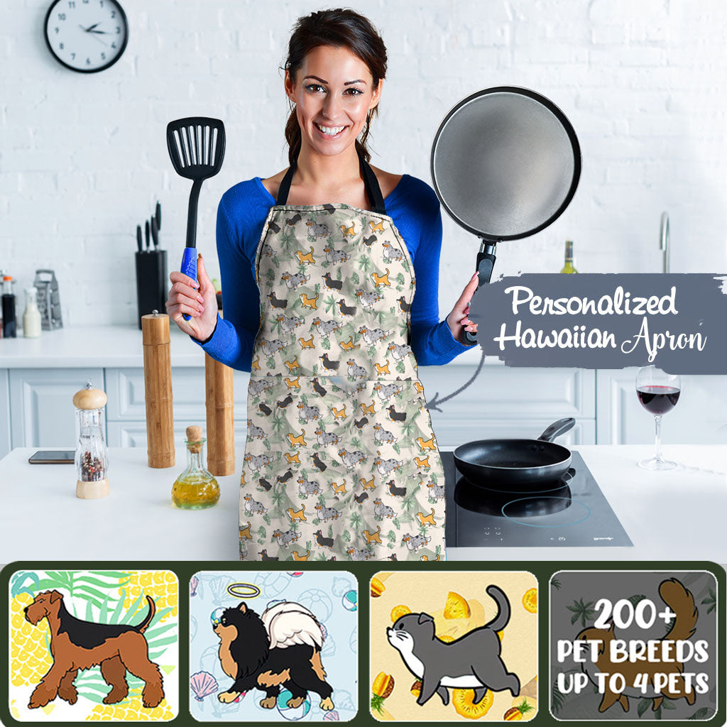 Personalized Dog & Cat Sunshine printed Apron