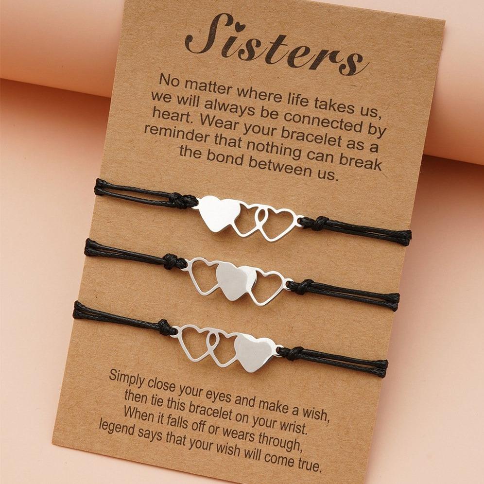Pack of 2 Pinky Promise Infinity Friendship Bracelets Best Friend Birthday  Gifts Matching Long Distance Bracelet