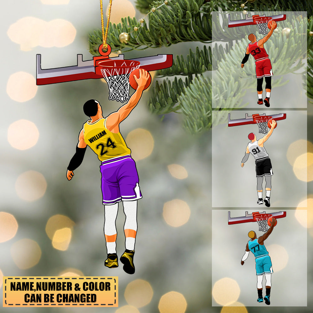 Slam Dunk! Custom Basketball Player Gift - Basketball Themed